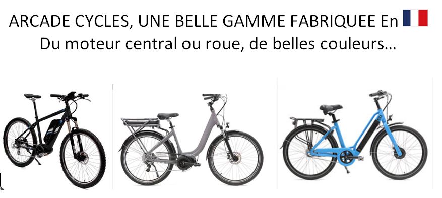La gamme ARCADE Cycles