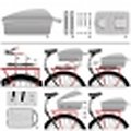Coffre "Top Case" pour porte bagage vélo