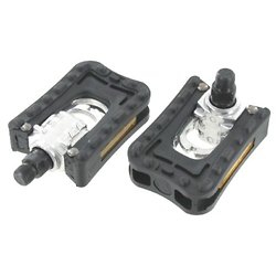  PAIRE DE PéDALES PLIANTES ALU / PLASTIQUE AXE CROMO